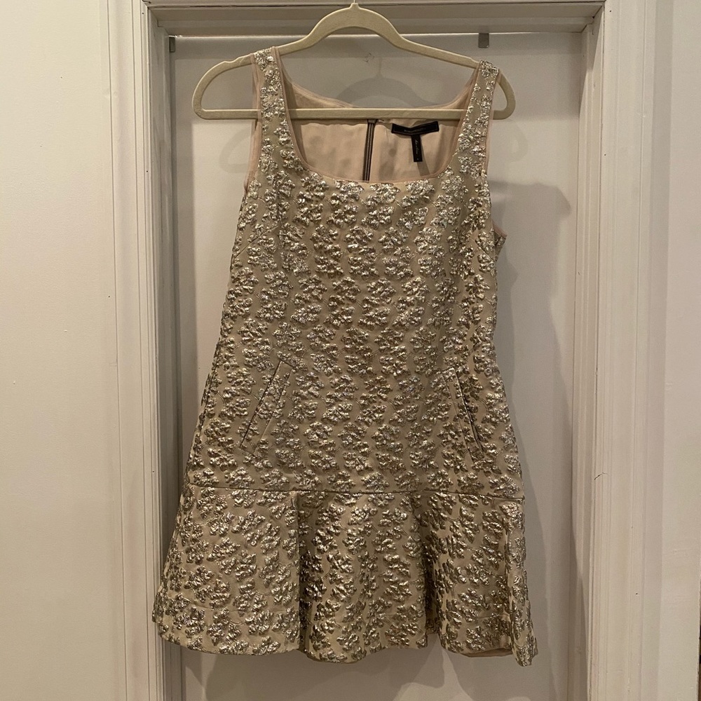 BCBG Metallic Cocktail Dress